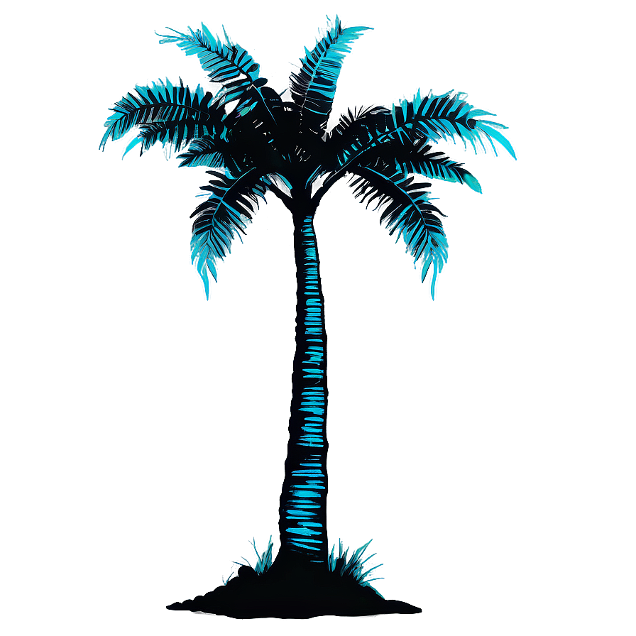 Dual Palm Tree Silhouette Png 41 PNG