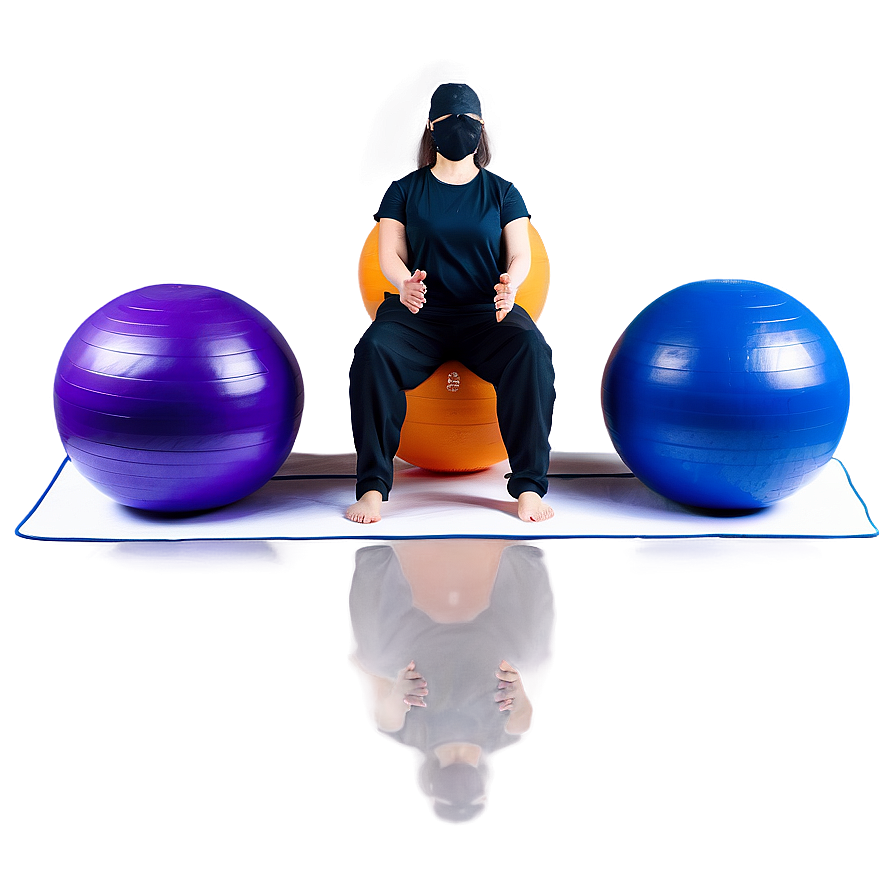 Dual-texture Yoga Ball Png Dqm87 PNG