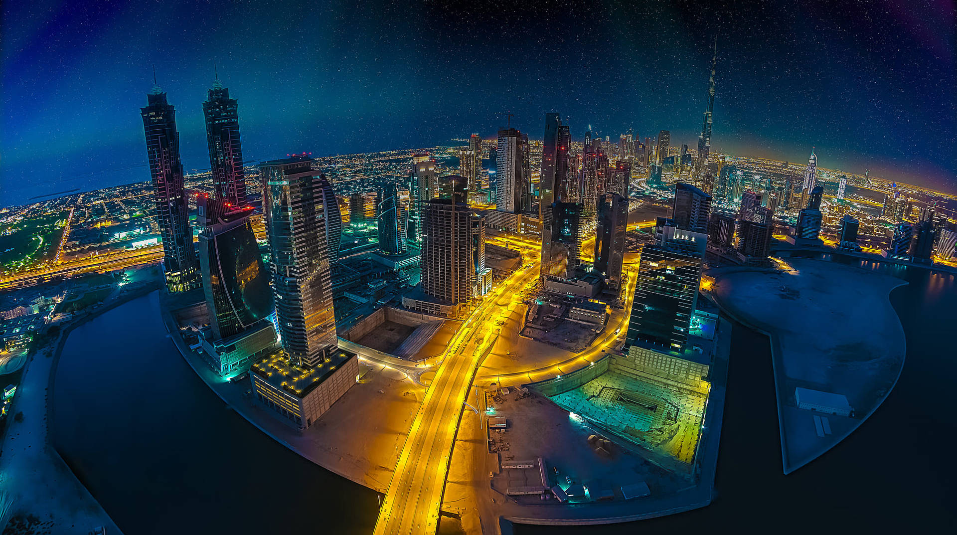 Dubai City View Wallpaper