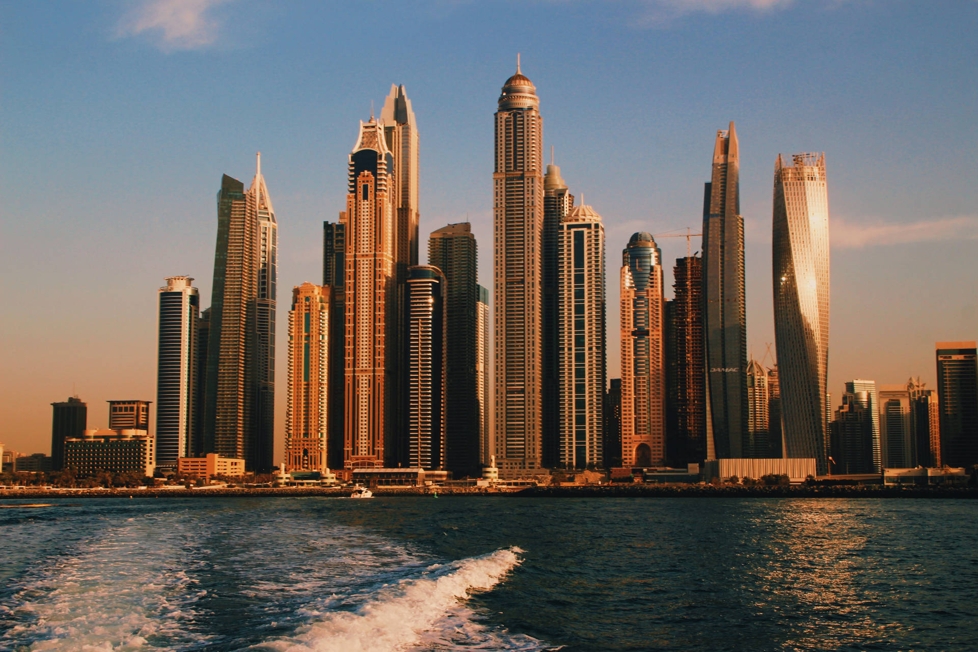 Dubai Golden Skyscrapers