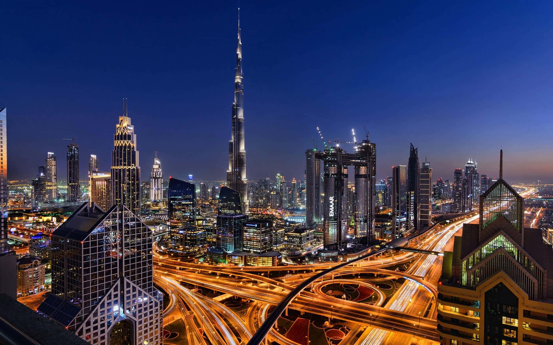 Densmukke Skyline Af Dubai.