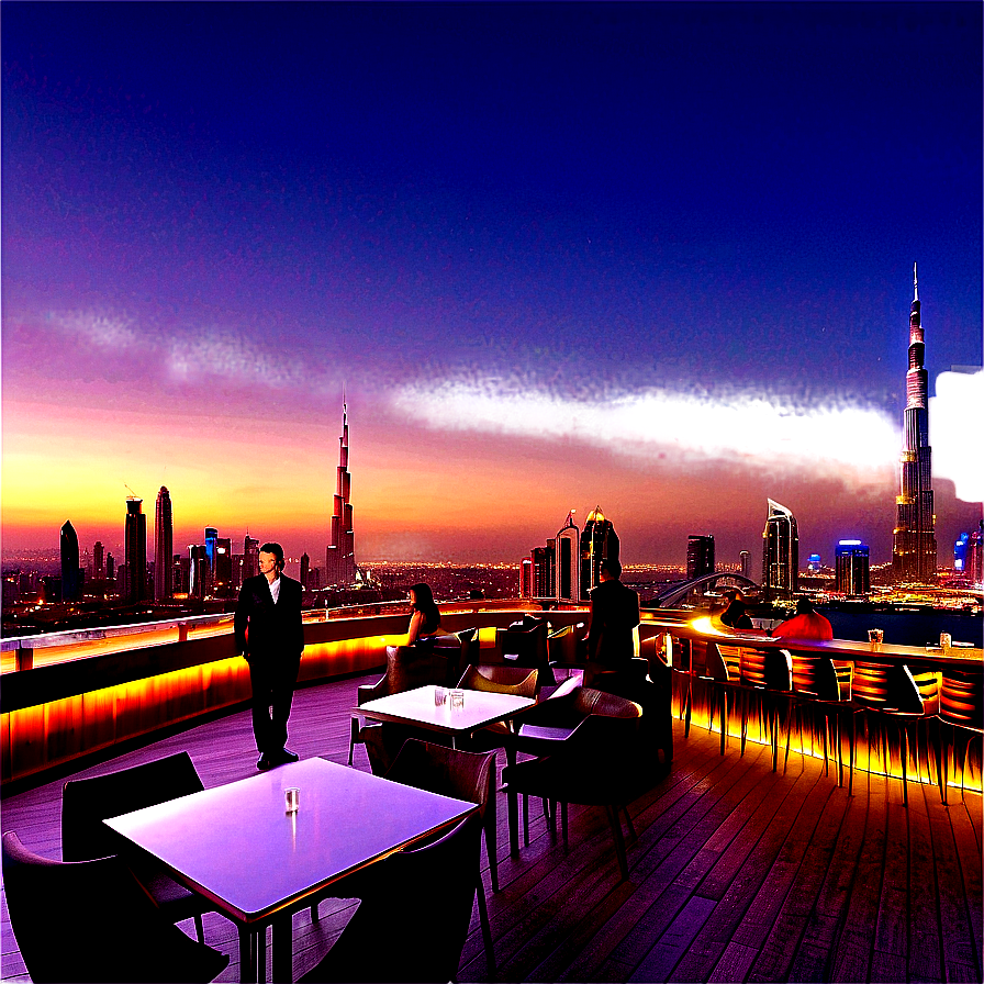 Download Dubai Rooftop Bars Png Bhc | Wallpapers.com