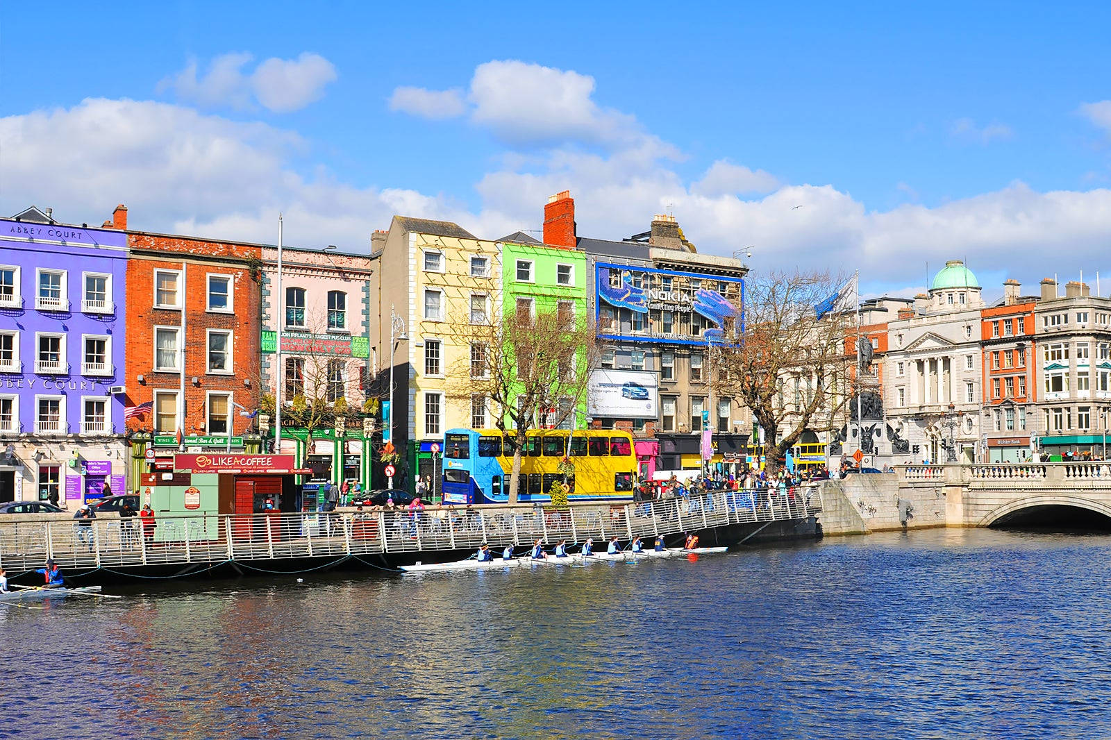 Dublin Colorful Buildings Wallpaper