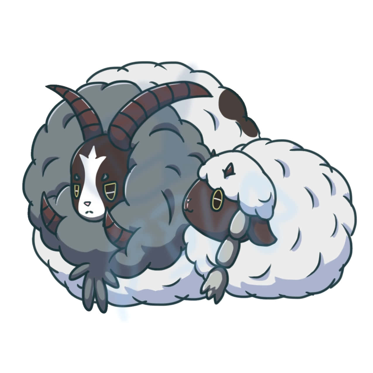 Dubwool And Wooloo Wallpaper
