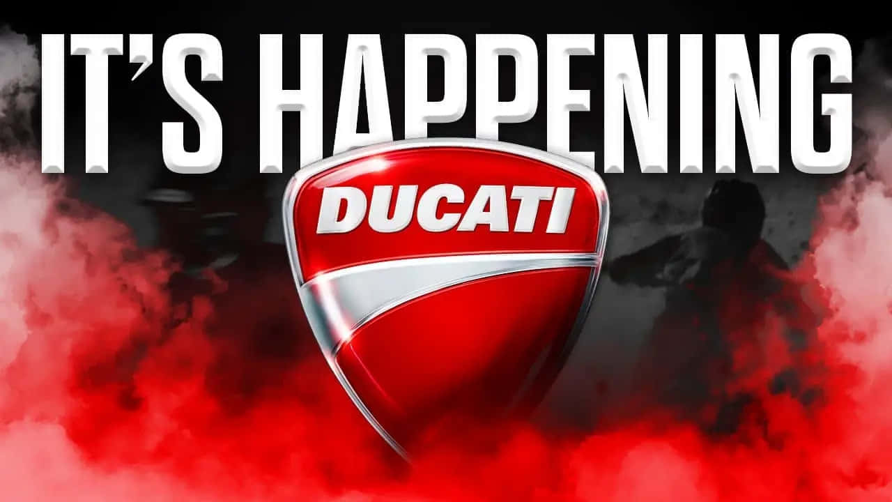 Annonce Ducati It's Happening Fond d'écran