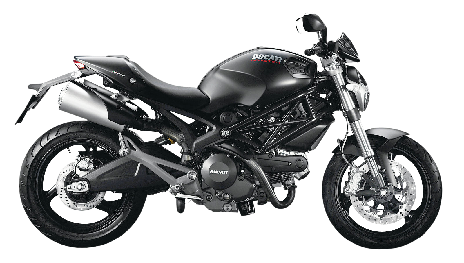 Ducati Motorcycle Profile View PNG