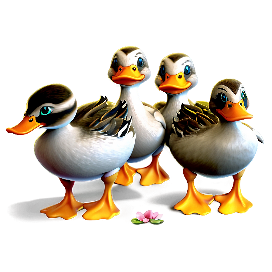 Download Duck Family Cartoon Png 67 | Wallpapers.com