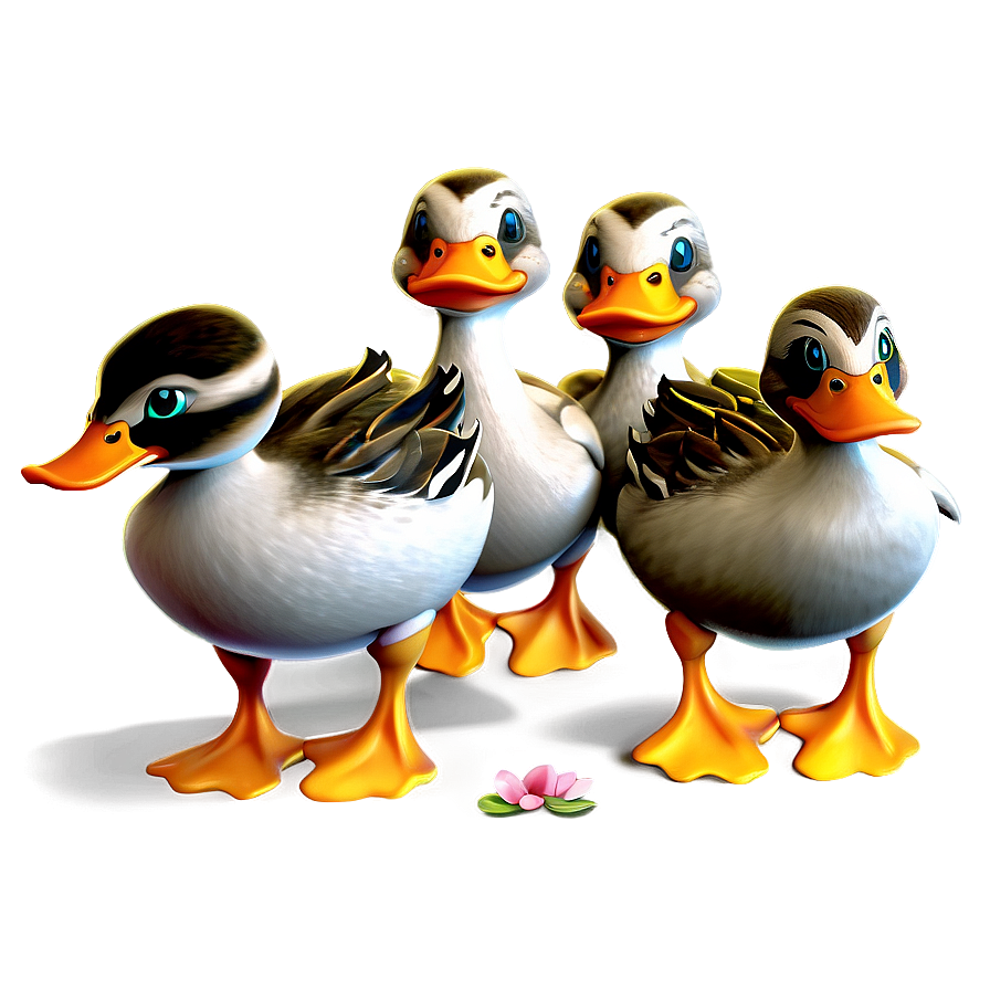 Duck Family Cartoon Png 67 PNG