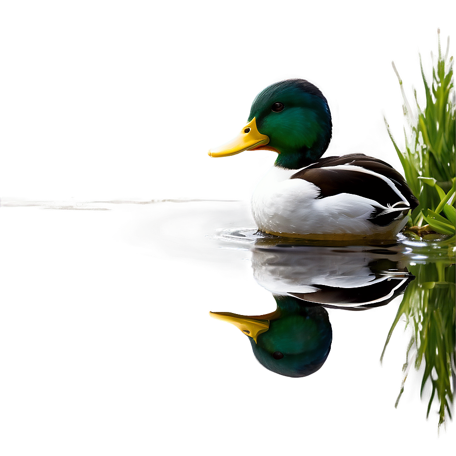 Duck In Pond Png 89 PNG