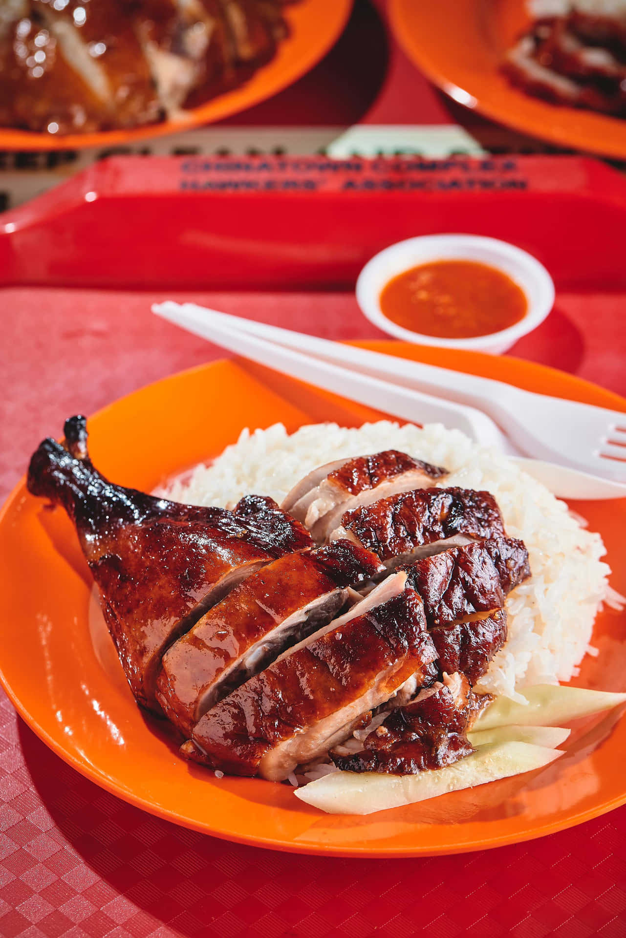 Duck Rice At Chinatown Complex Food Centre Wallpaper