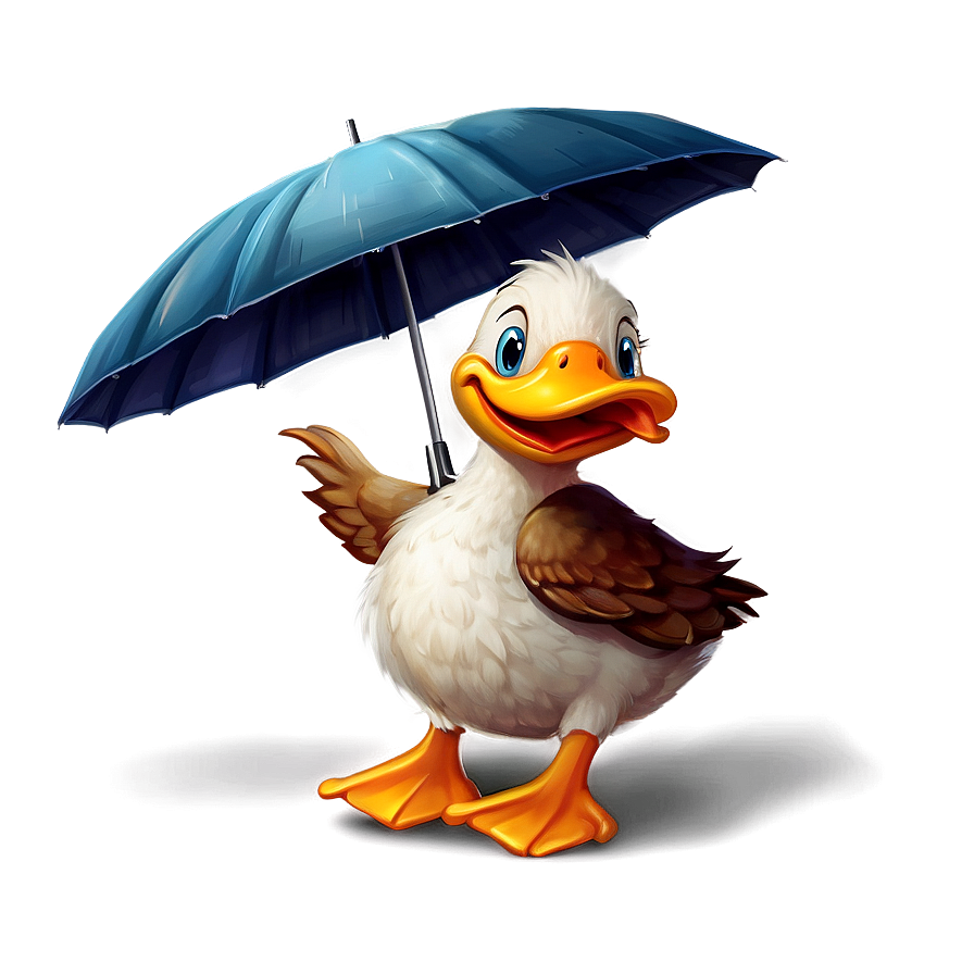Duck With Umbrella Png Xdi PNG