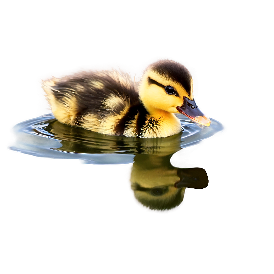 Duckling In Pond Png Cvs PNG