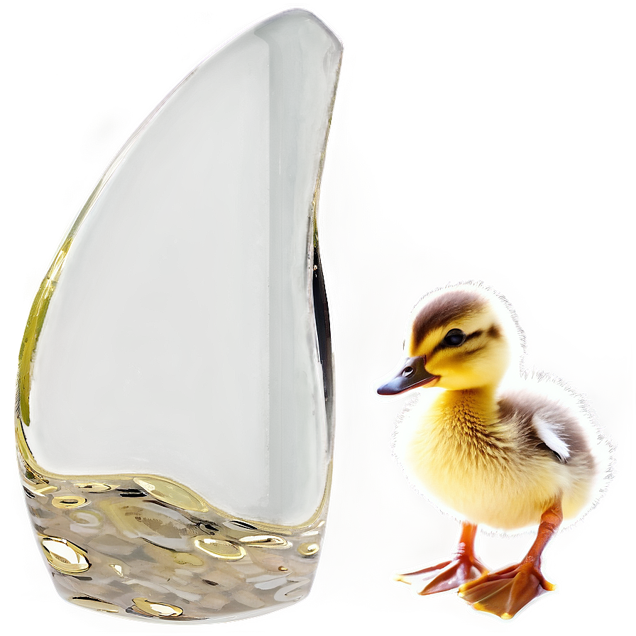 Duckling Reflection Png 06202024 PNG