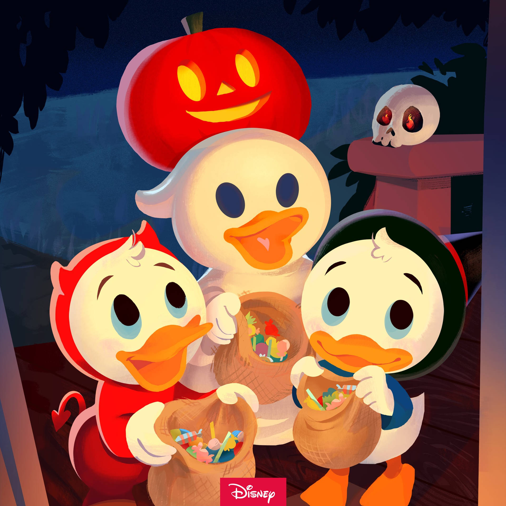 DuckTales Halloween Wallpaper