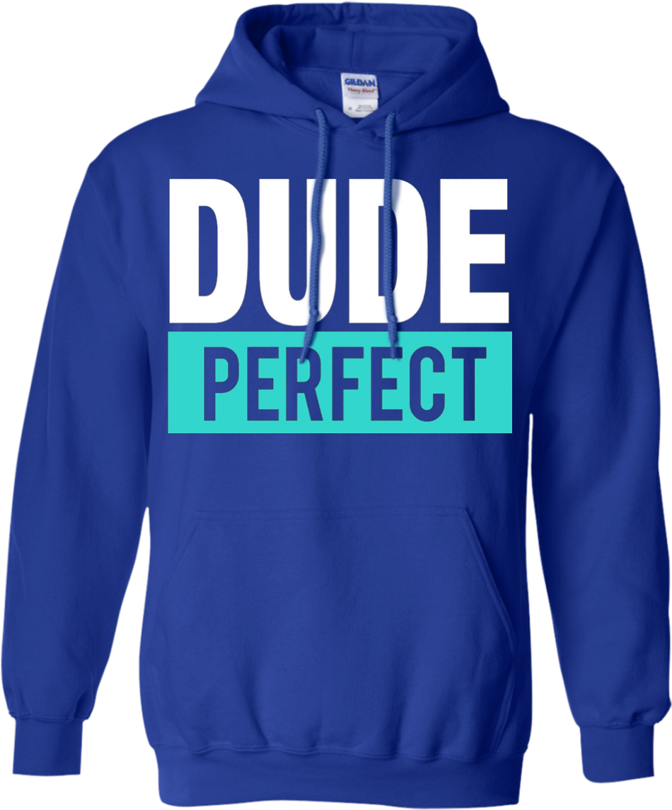 Dude Perfect Blue Hoodie PNG