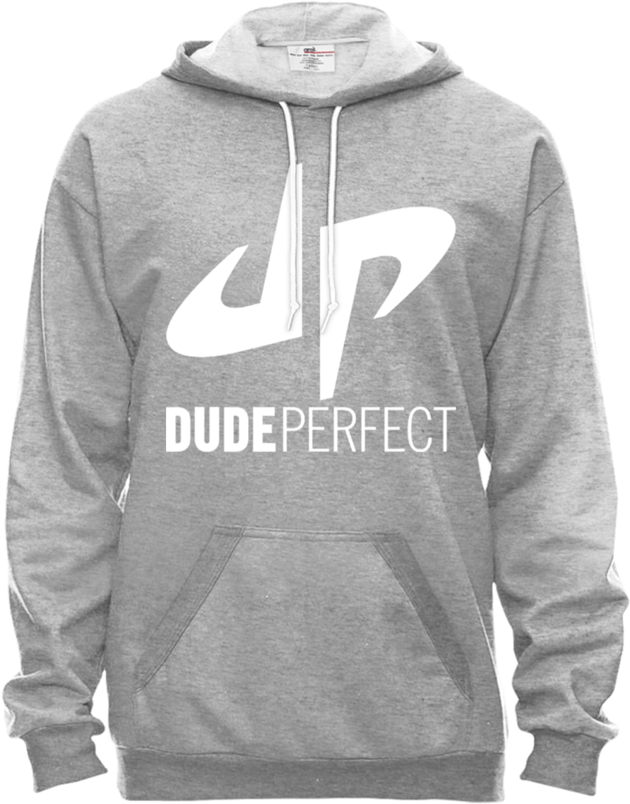 Dude Perfect Grey Hoodie PNG
