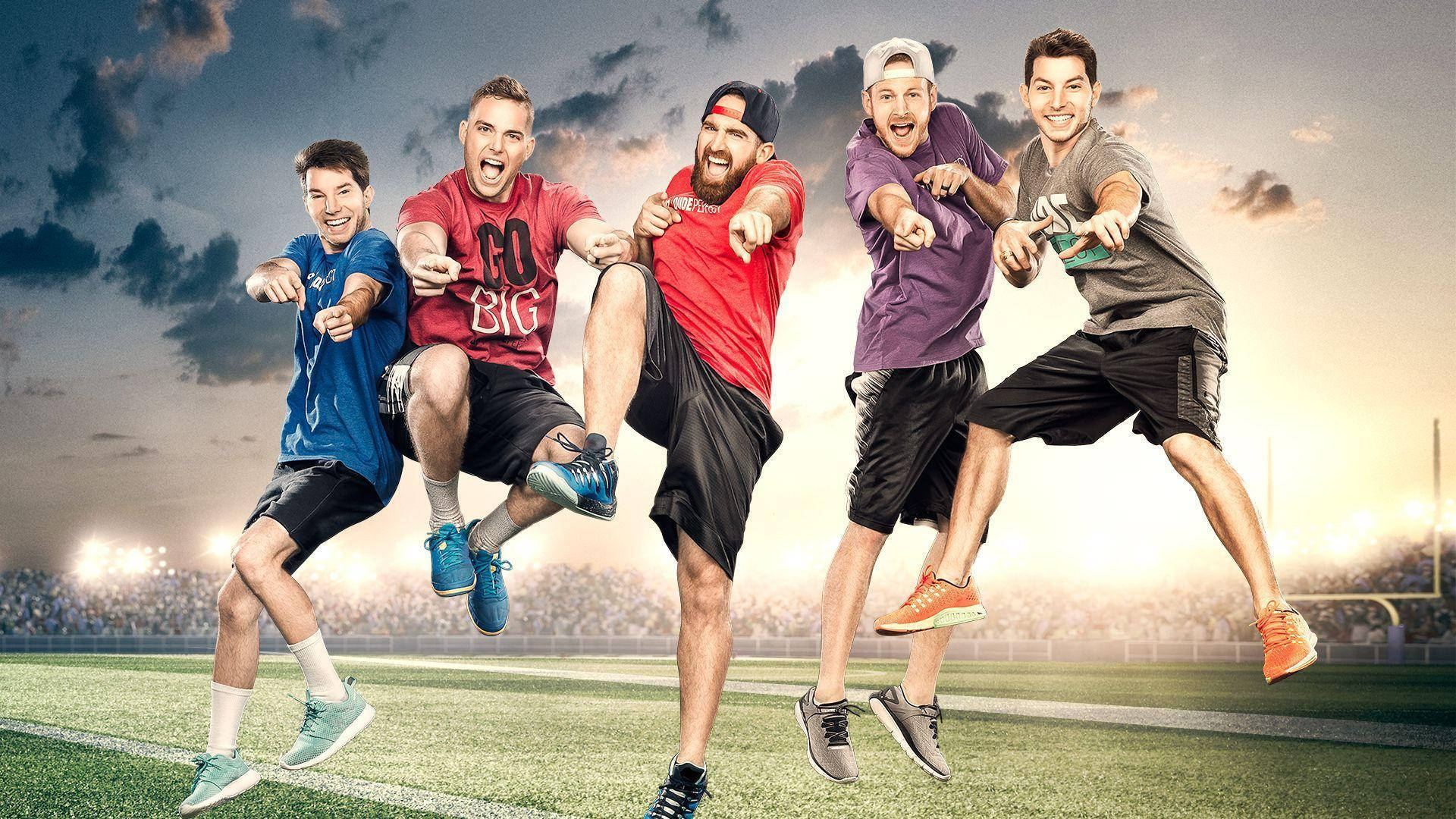 Dude Perfect Playing Soccer Wallpaper