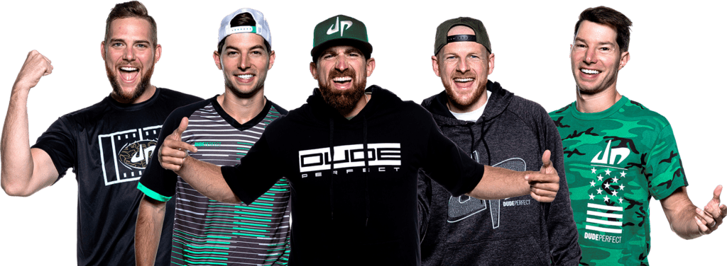 Dude Perfect Team Portrait PNG