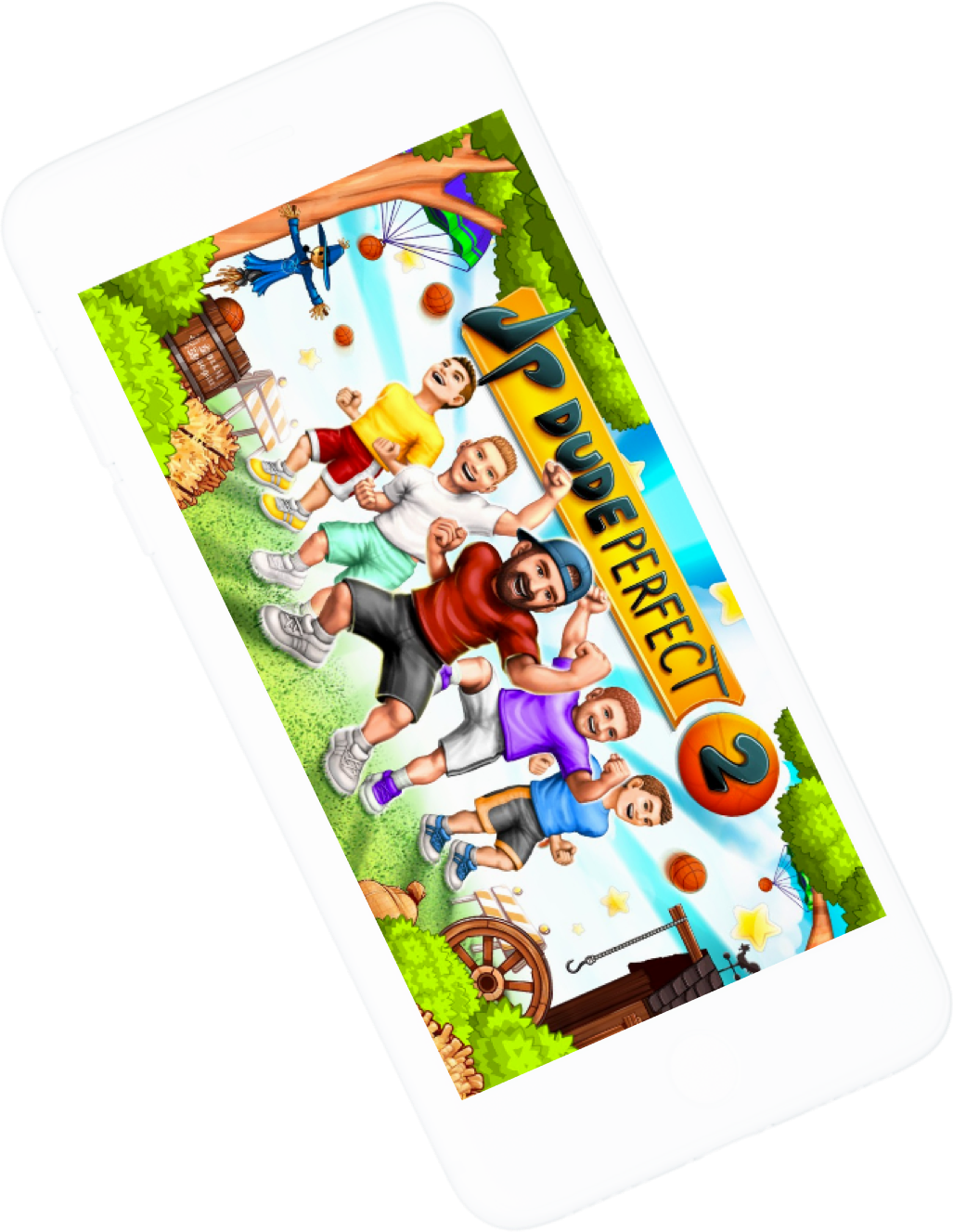 Dude Perfect2 Mobile Game Artwork PNG