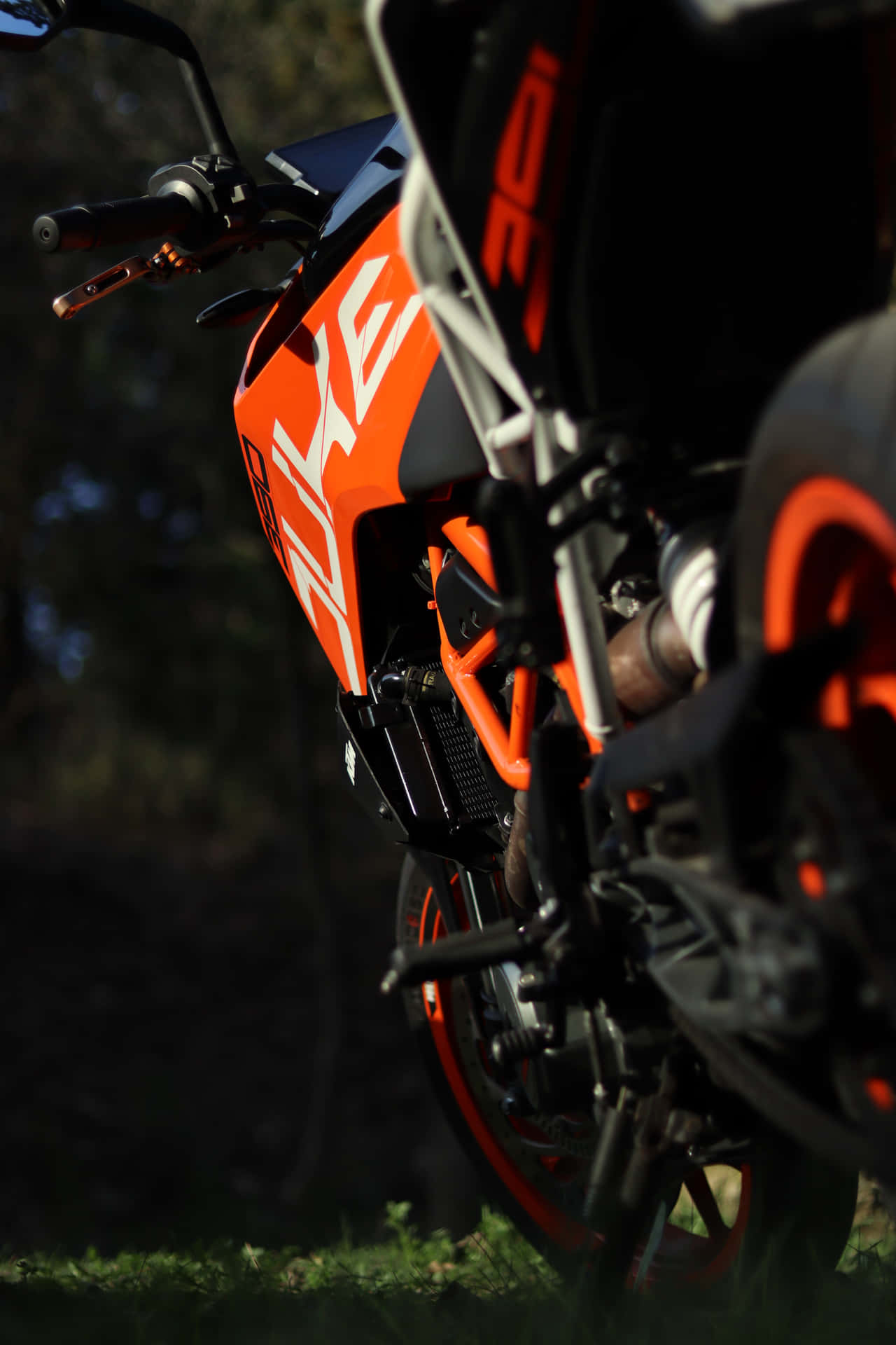 Ktm Duke 390 Low Angle Picture