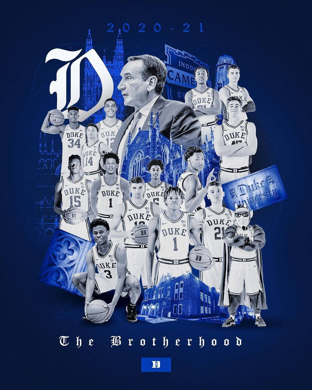 Duke Blue Devils Brotherhood Poster Wallpaper