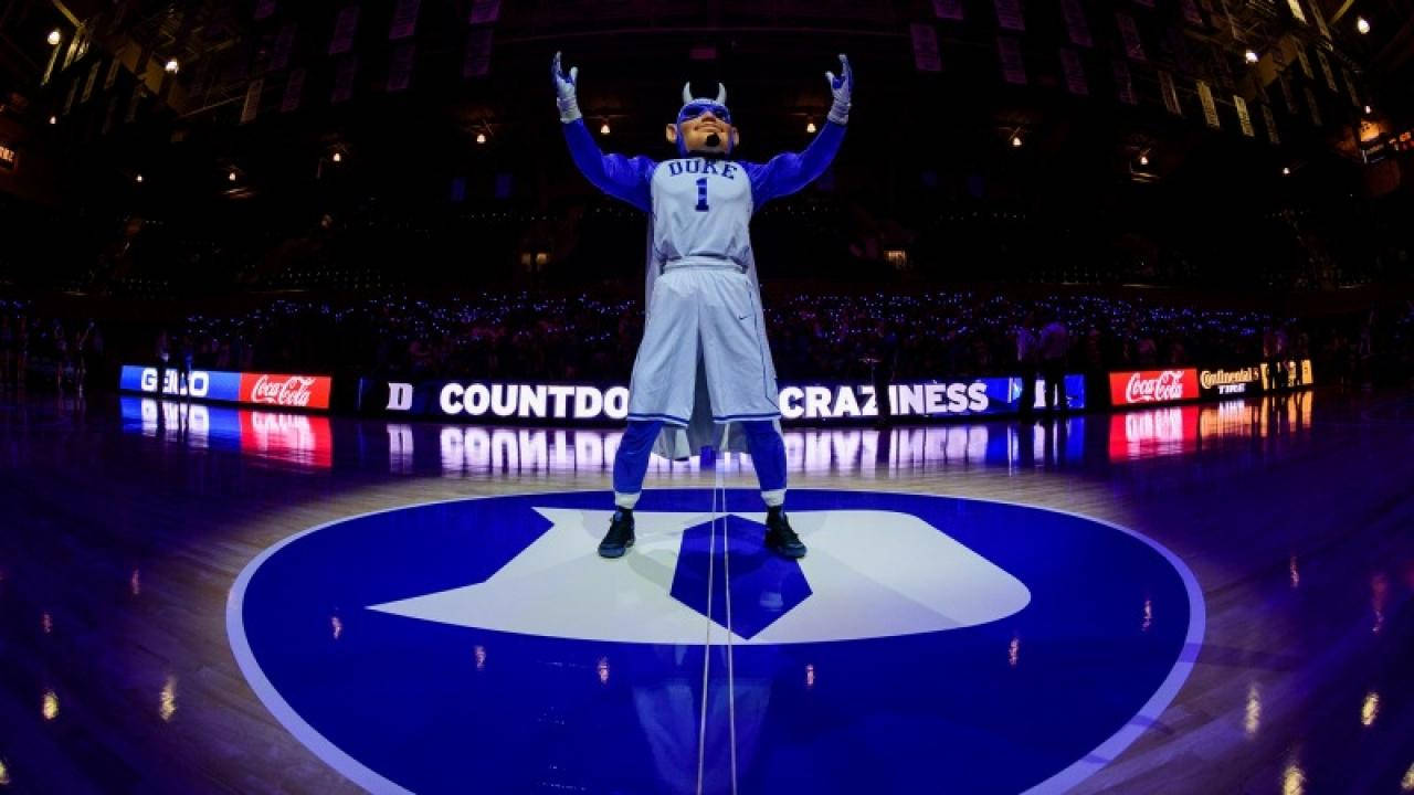 Duke Blue Devils Mascot Performance Wallpaper