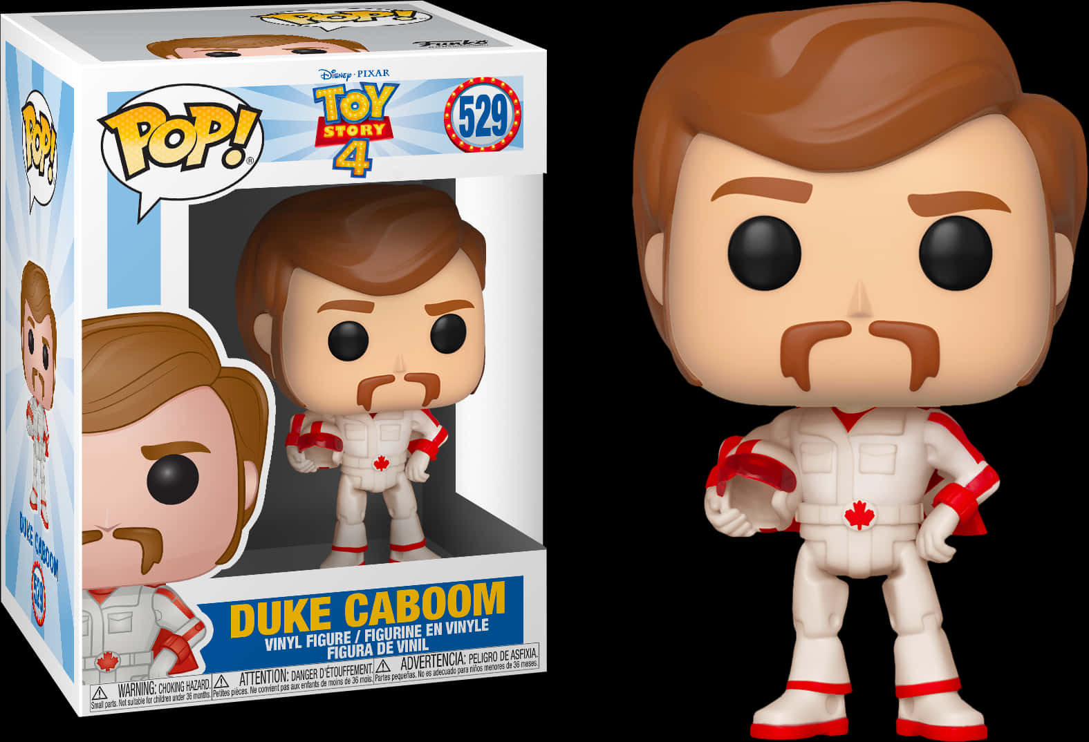 Duke Caboom Toy Story4 Funko Pop PNG