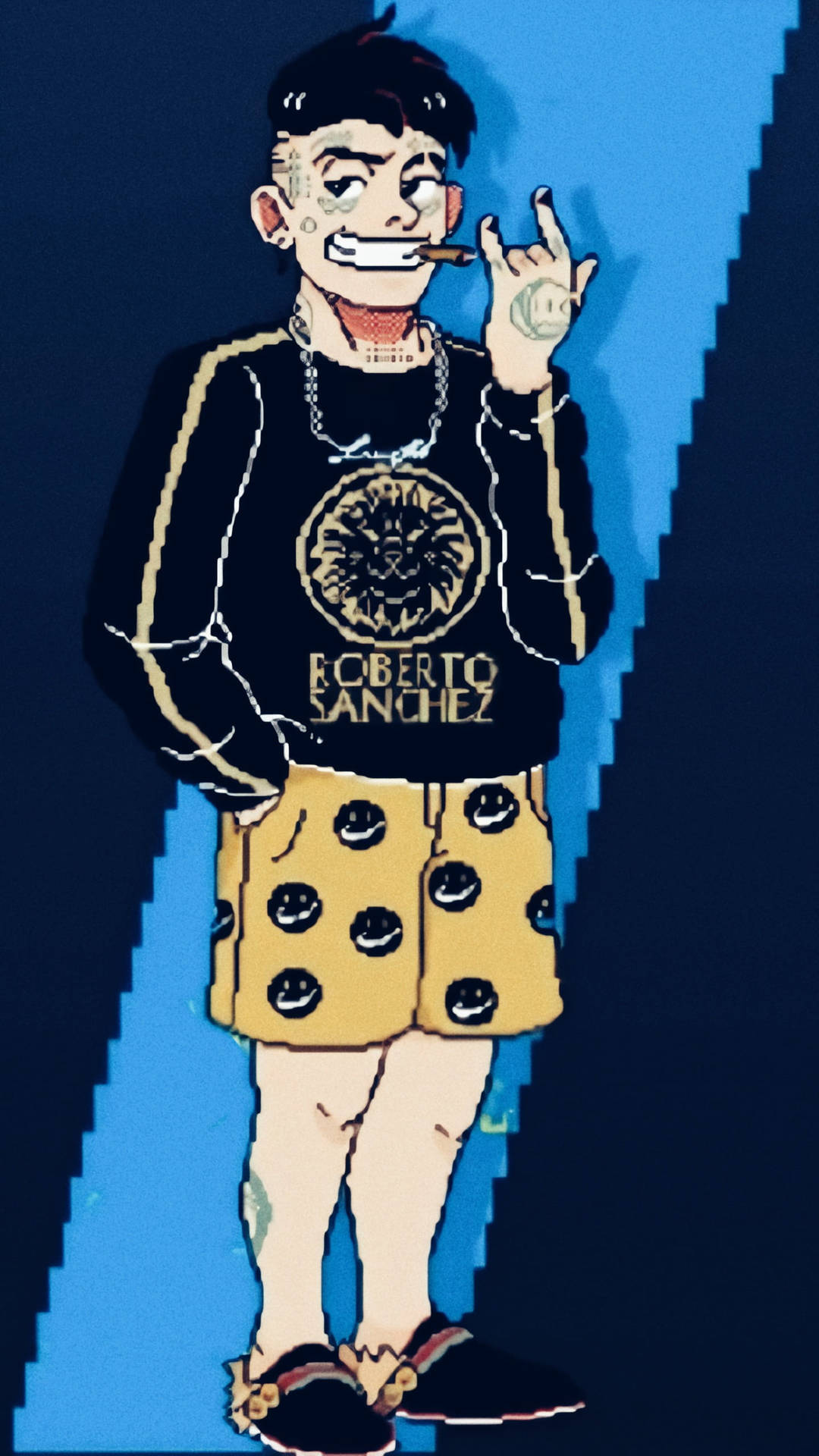 Duki Goteo Pixel Art Wallpaper