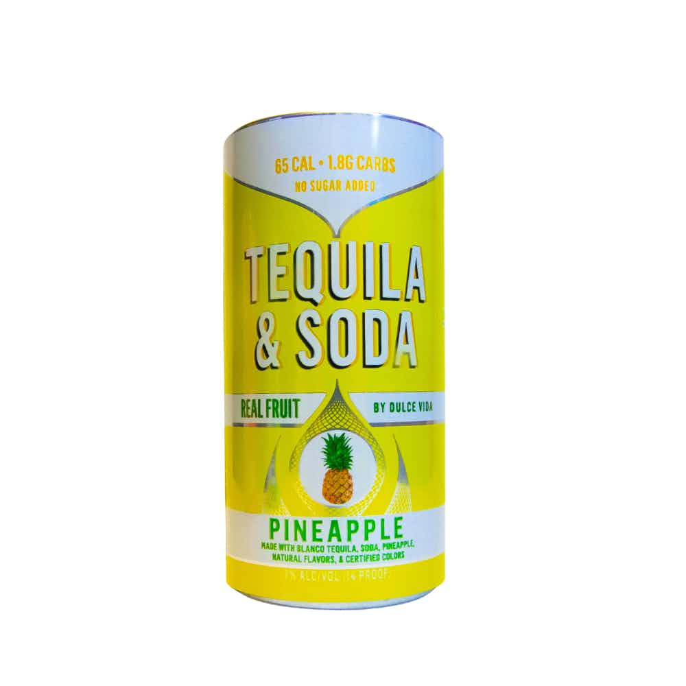 Dulce Vida Tequila Soda Pineapple Wallpaper