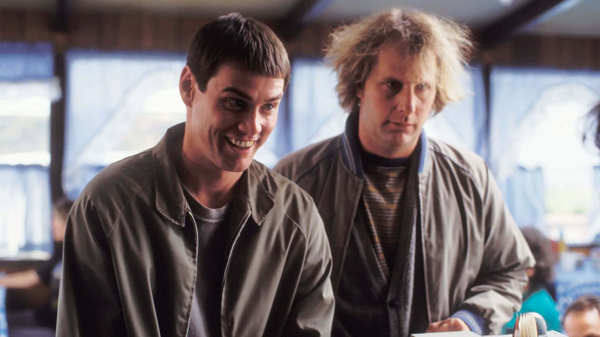 Dumb And Dumber Klassieke Scene Achtergrond