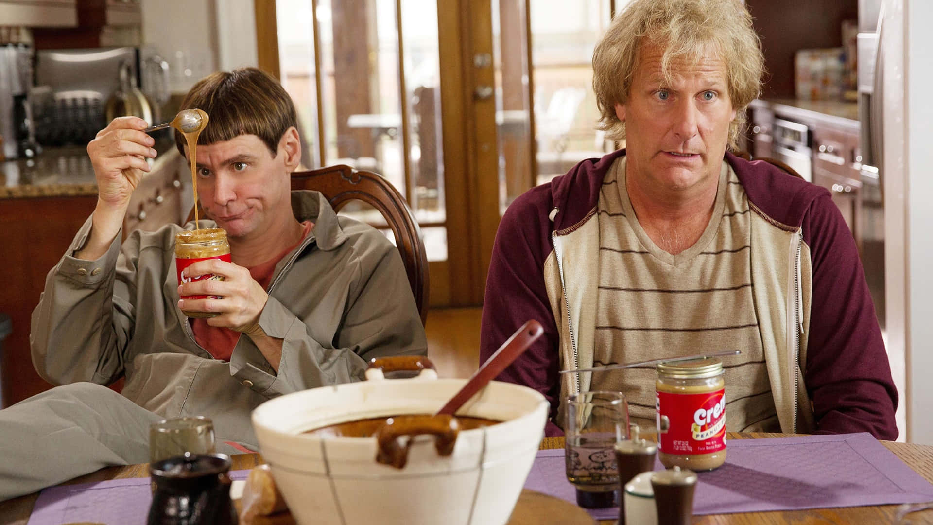 Dumband Dumber Keuken Scene Achtergrond