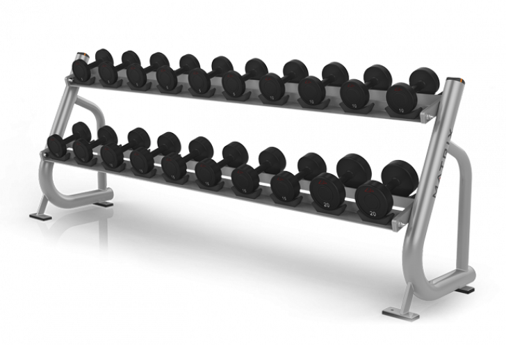 Dumbbell Rackwith Weights PNG