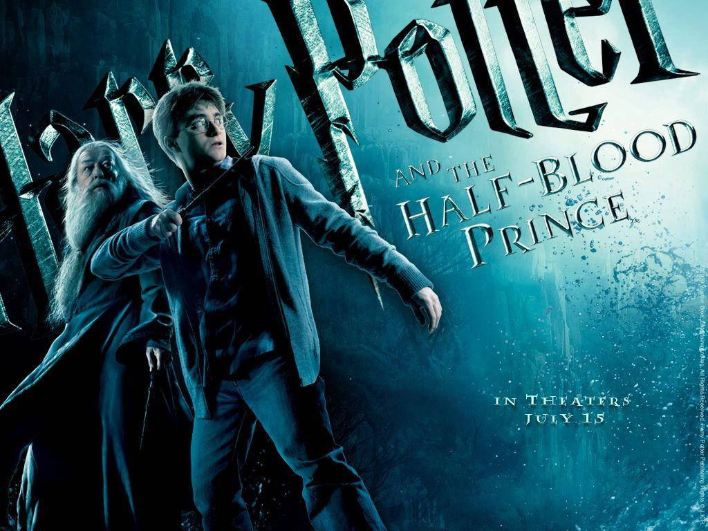 Wallpaperdumbledore Och Harry Potter Ipad-bakgrundsbild. Wallpaper
