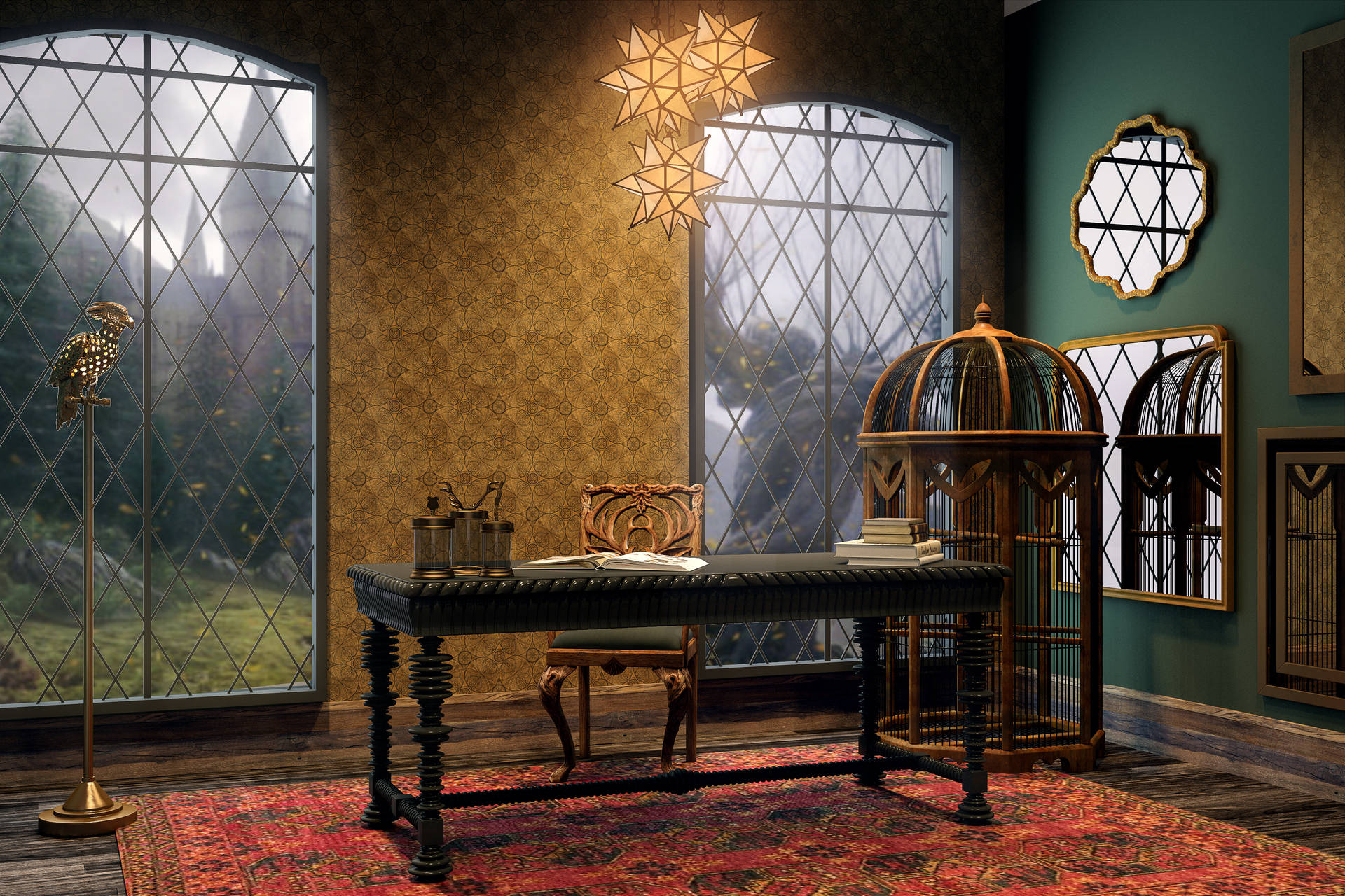 Dumbledore's Study Zoom Background Picture