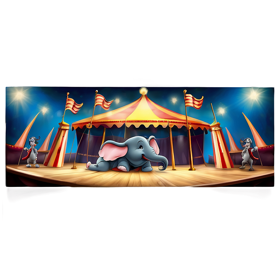 Download Dumbo Circus Scene Png Eoy | Wallpapers.com