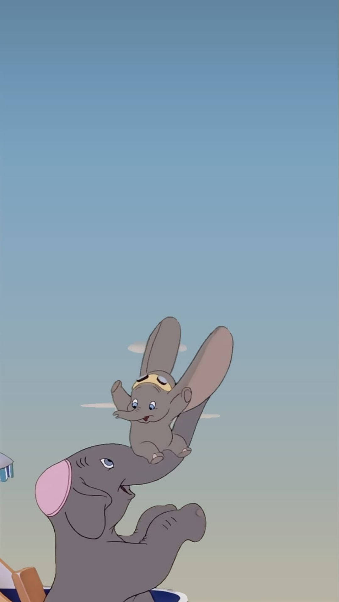 Dumbo Enjoying Playtime Background