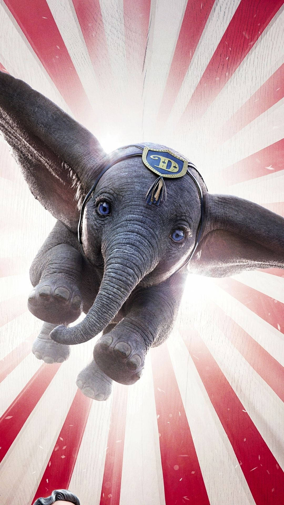 Dumbo Flying Live Action Wallpaper