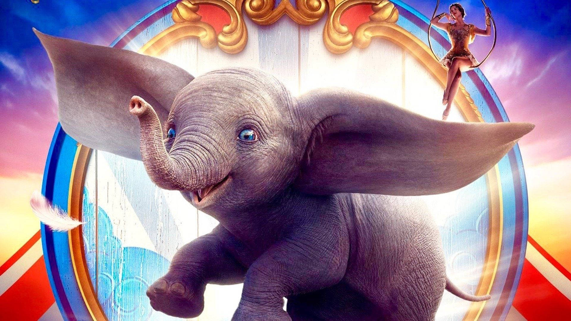 Dumbo Smiling Widely Wallpaper