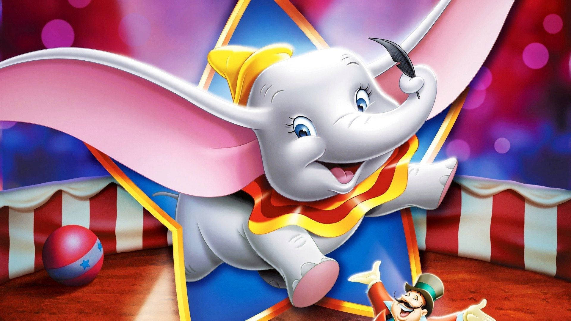 Dumbo The Circus Performer Wallpaper