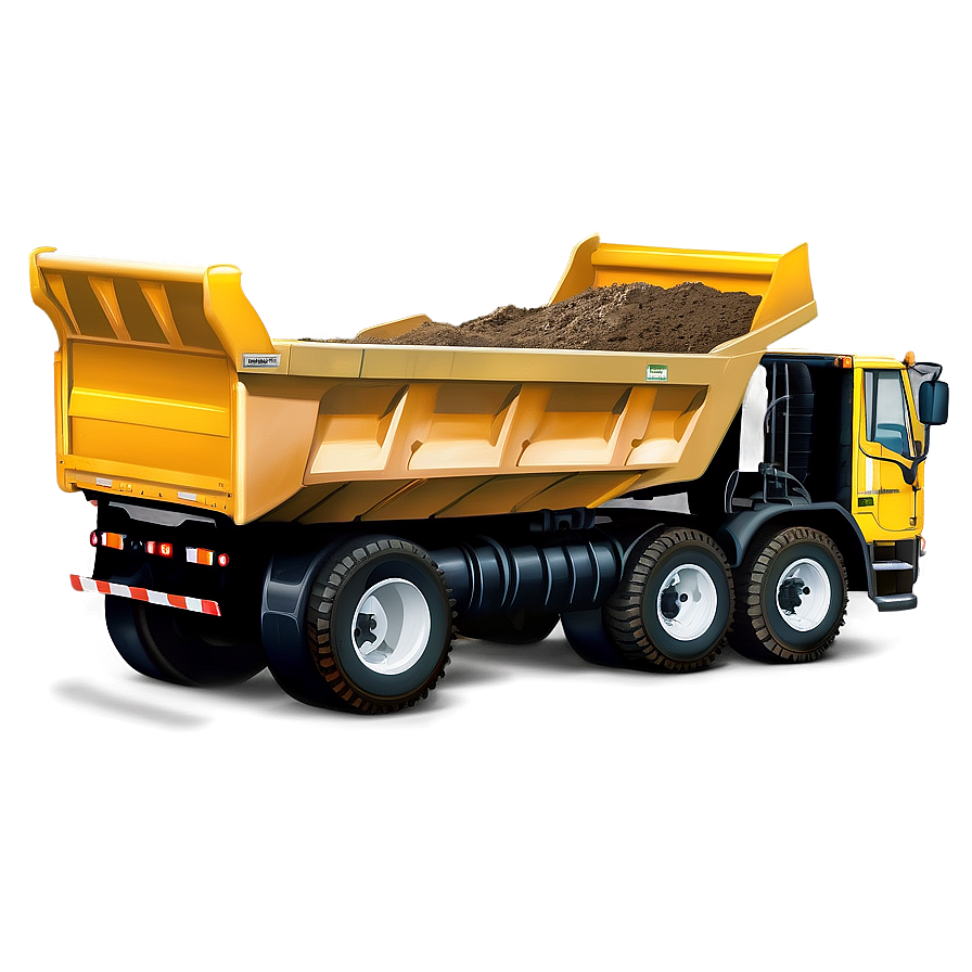 Download Dump Truck Loading Dirt Png 05042024 | Wallpapers.com