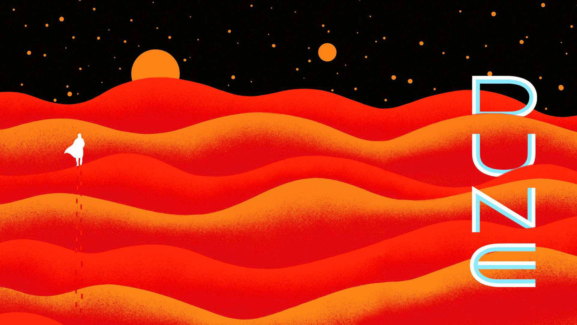Dune 2021grafisk Kunst Wallpaper