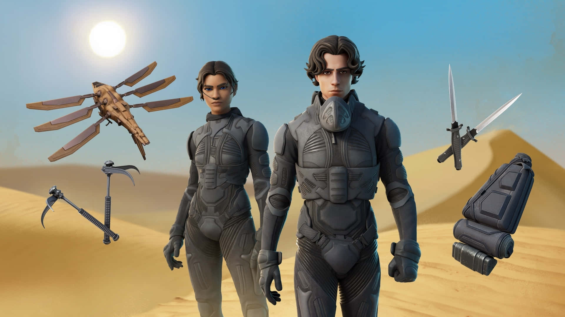 Dune Desert Warriorsand Gear Wallpaper