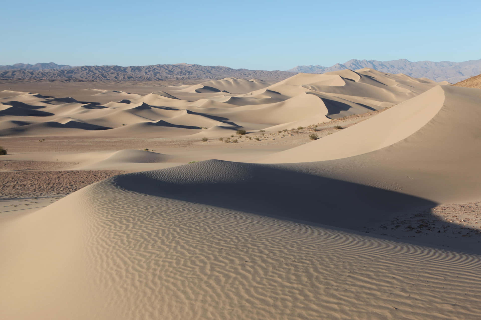 Viaggioattraverso Le Potenti Dune Di Sabbia
