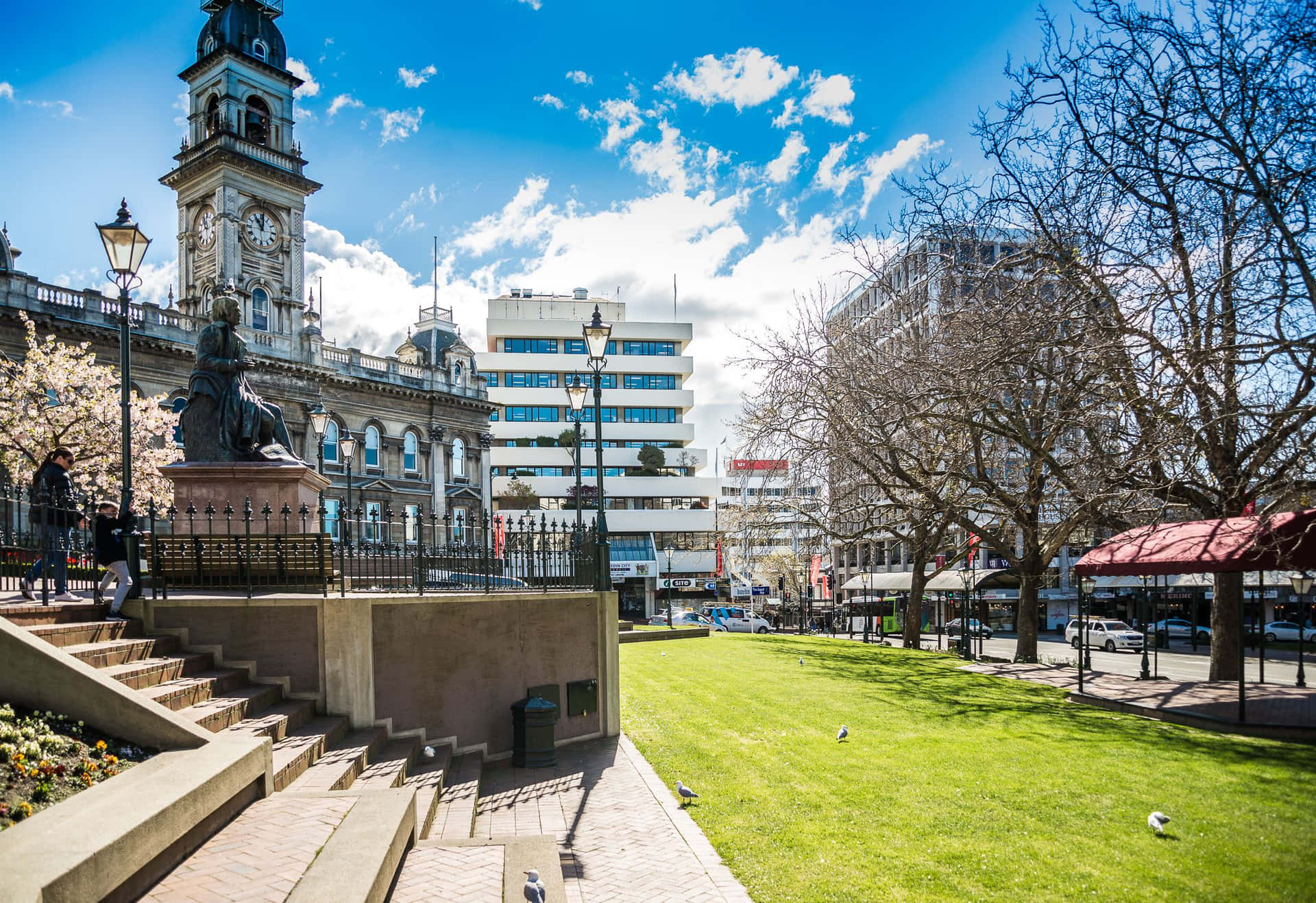 Dunedin City Council Building New Zealand Wallpaper