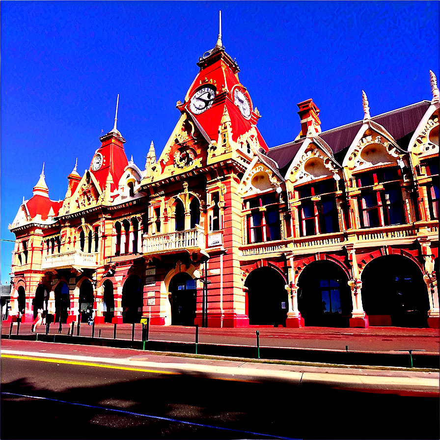 Download Dunedin Railway Station Png Pcj51 | Wallpapers.com