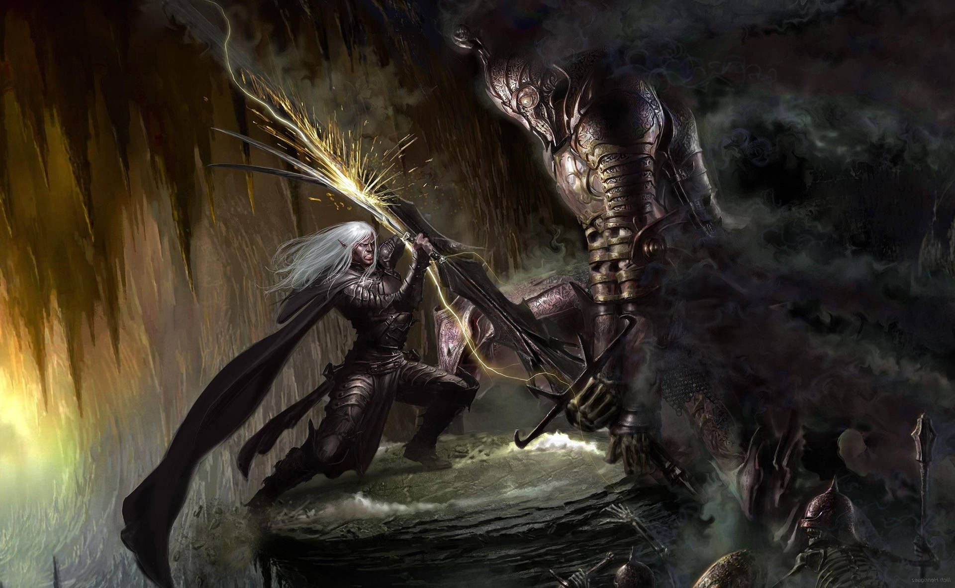 Dungeons And Dragons Drizzt Do'urden Sword Fight