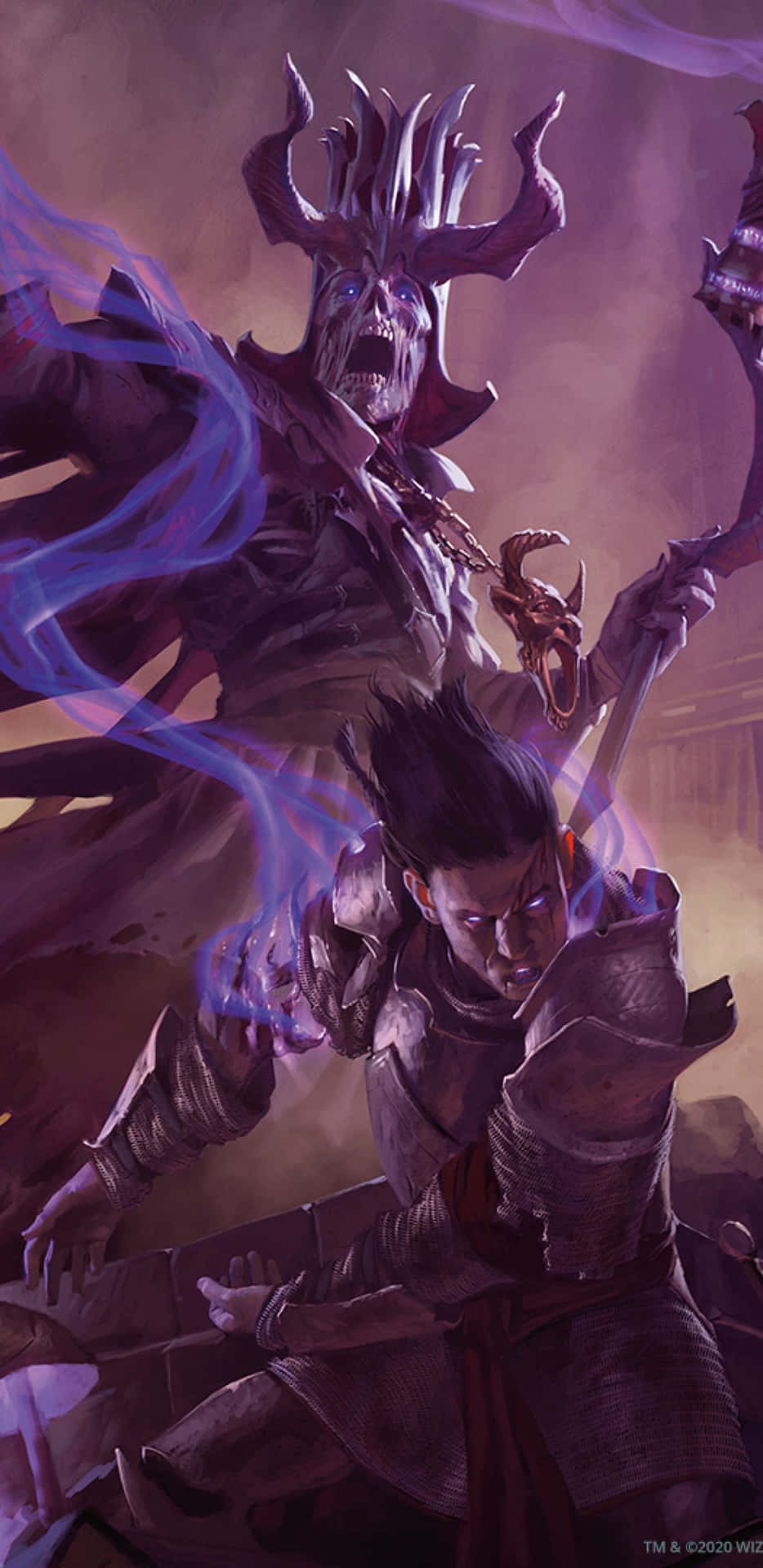Tap and Summon Your Inner Hero with the Dungeons&Dragons Phone Wallpaper