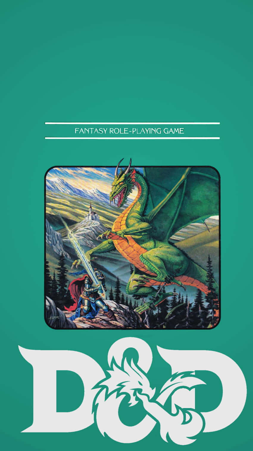 Gå tabt i en verden af eventyr med Dungeons and Dragons Telefon Tapet. Wallpaper