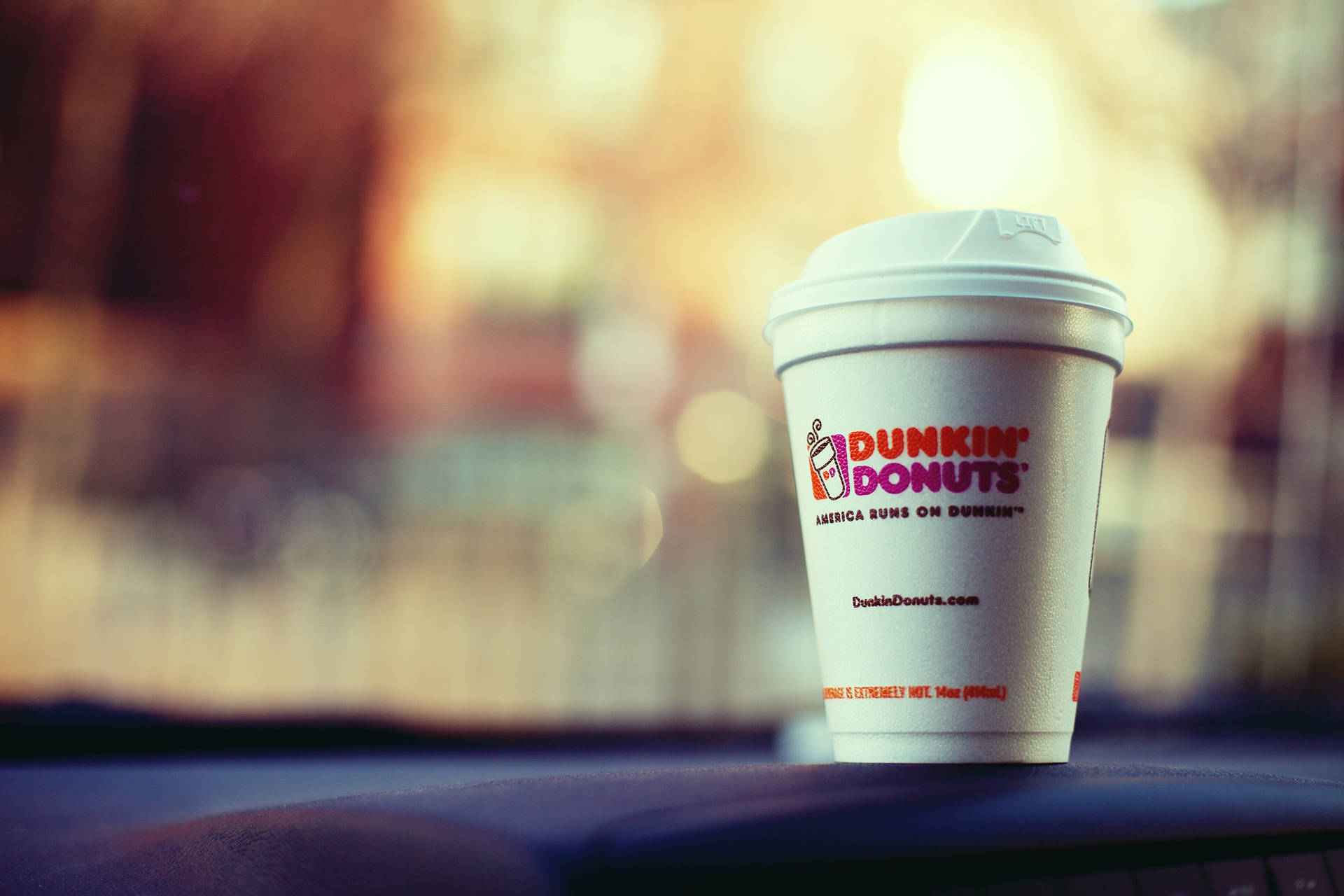Dunkin Donuts Coffee Cup Wallpaper
