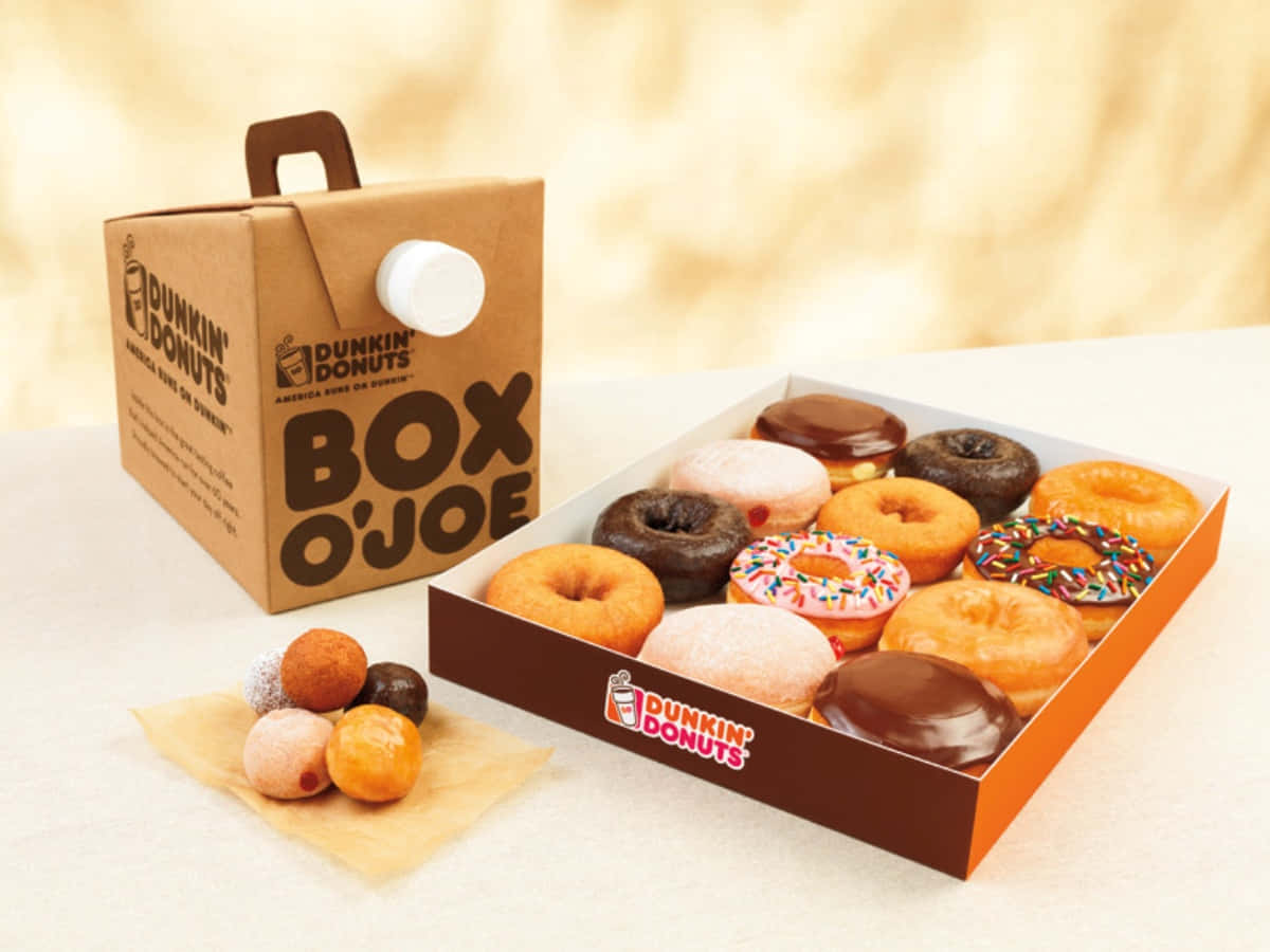\  Start your day off right with a Dunkin Donuts coffee.